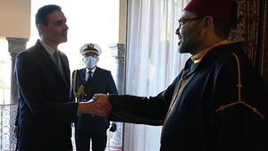 Sánchez, tras reunirse con Mohamed VI: "La relación de España y Marruecos pasa por su mejor momento"