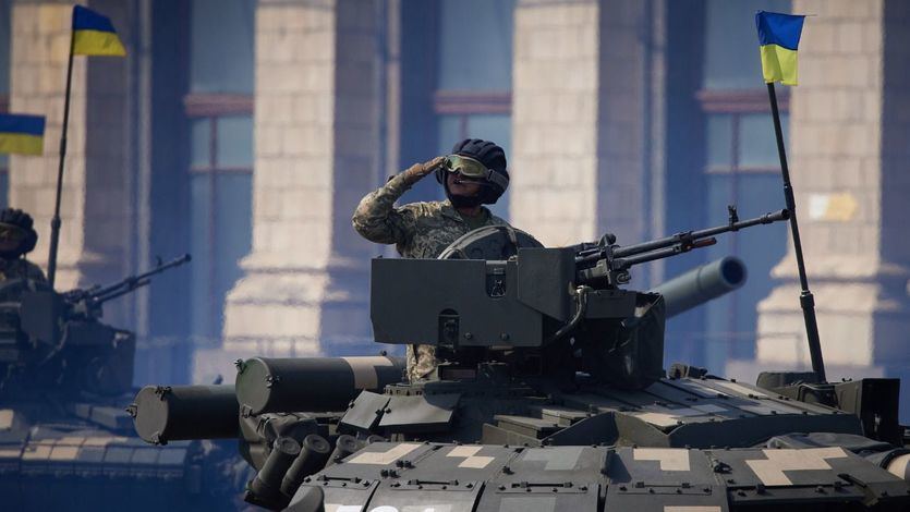 Tanques de guerra ucranianos