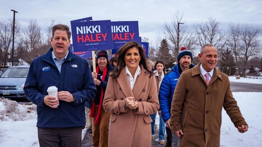 Nikki Haley, en un acto electoral