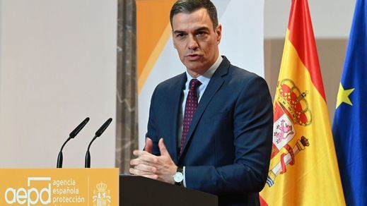 El presidente del Gobierno, Pedro Sánchez, en un acto