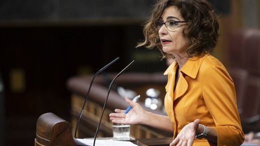 María Jesús Montero, en el Congreso