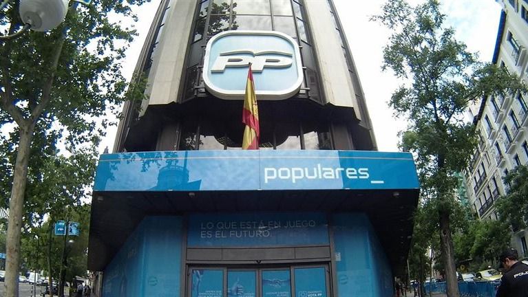 Sede del PP en la calle Génova