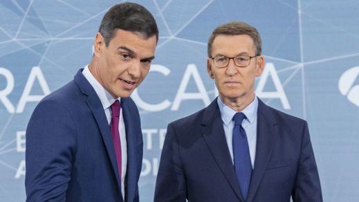 Debate electoral entre Pedro Sánchez y Alberto Núñez Feijóo