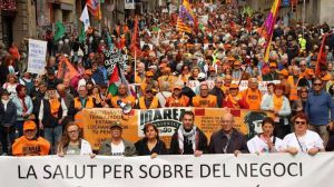 Marchas multitudinarias por la Sanidad Pública en ciudades toda España en el Día Mundial de la Salud