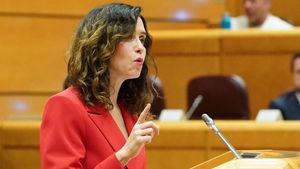 Ayuso, en el Senado sobre la "amnistía a delincuentes": "Estamos ante un golpe contra la unidad nacional"