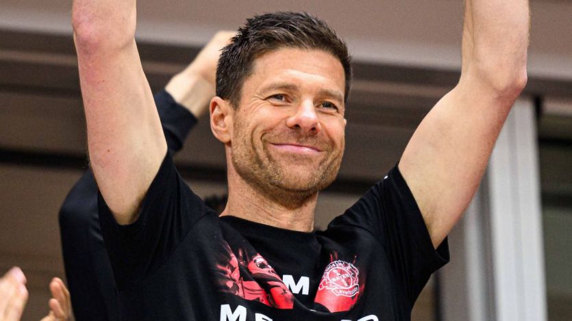 Xabi Alonso, con el Leverkusen