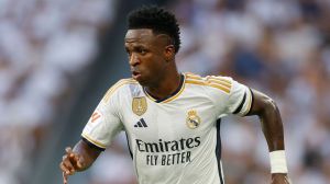 Vinicius, en un partido del Real Madrid