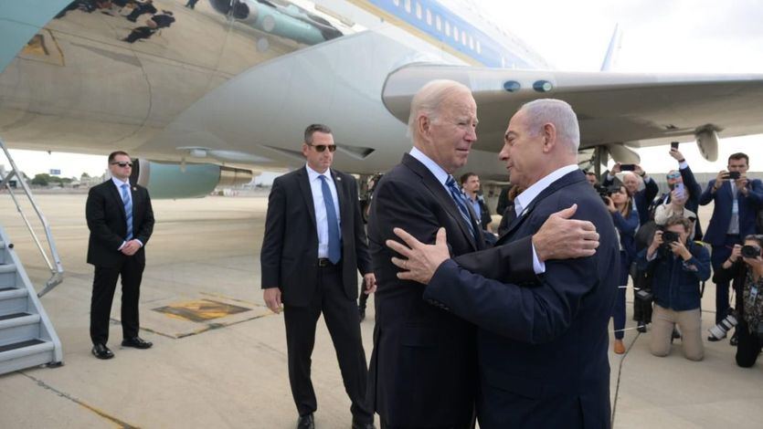 Benjamin Netanyahu con Joe Biden