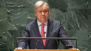 António Guterres apoya la creación de un Estado palestino y destaca la "responsabilidad moral" internacional