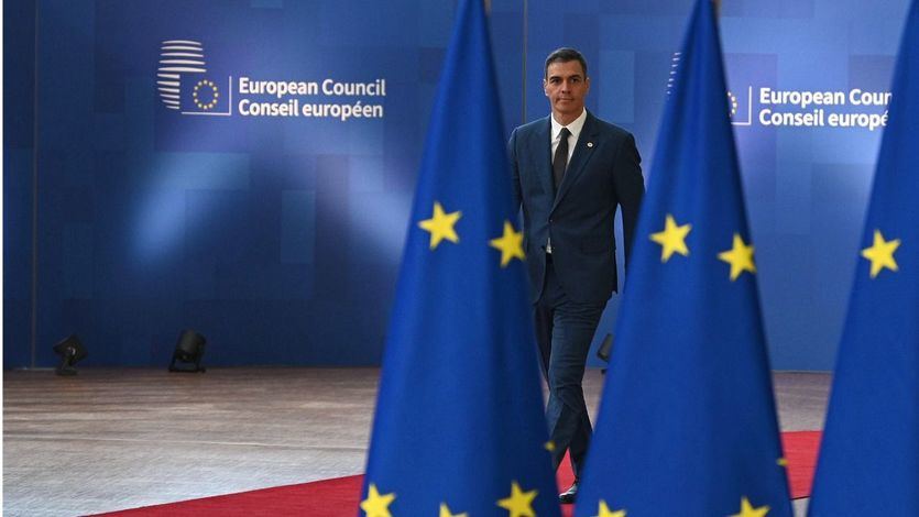 Pedro Sánchez, llegando a la reunión del Consejo Europeo