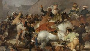 Cuadro 'La lucha con los mamelucos', pintado por Goya