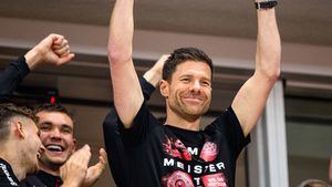 Xabi Alonso, con el Leverkusen