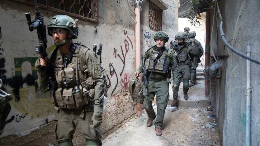 Soldados israelíes, en un operativo