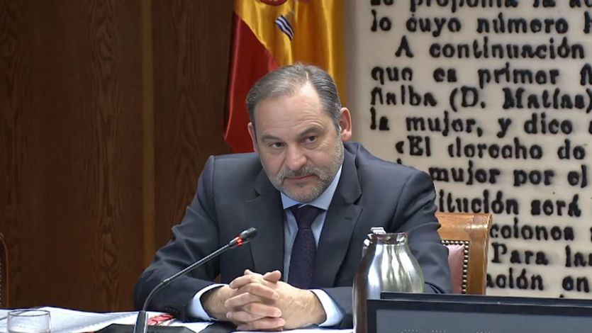 José Luis Ábalos en el Senado