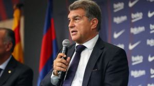 Joan Laporta, presidente del FC Barcelona