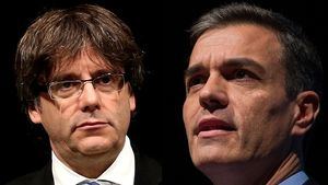 Sánchez habla de "tiempo nuevo" en Cataluña y Puigdemont insiste en formar gobierno