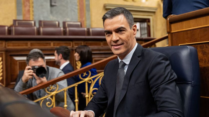 Pedro Sánchez, en el Congreso