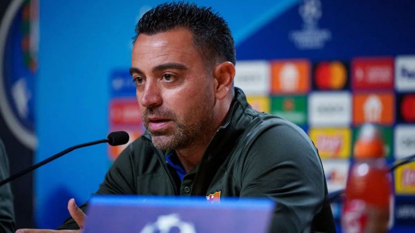 Xavi Hernández con el Barça