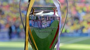 El trofeo de la Champions League