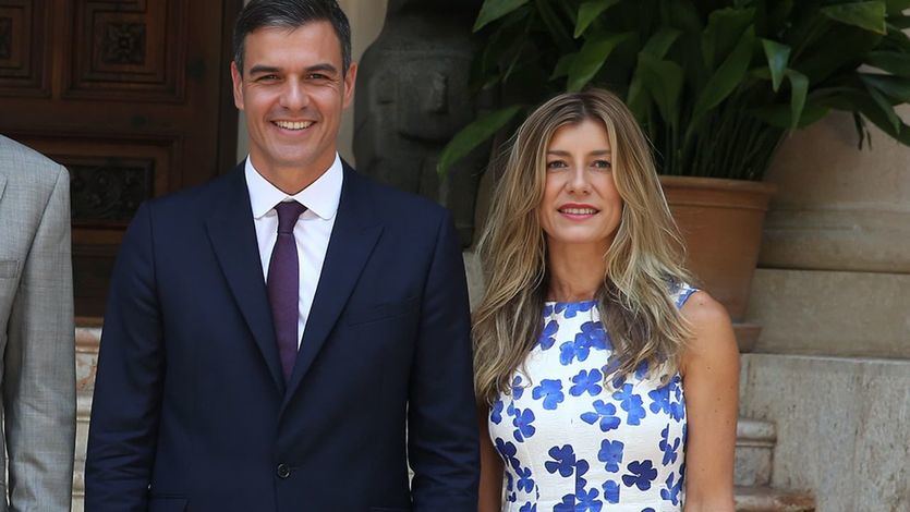 Pedro Sánchez y su mujer, Begoña Gómez