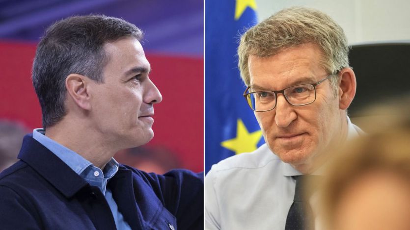 Pedro Sánchez y Alberto Núñez Feijóo