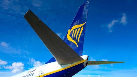 Un avión de Ryanair