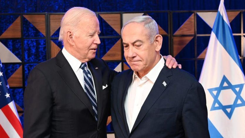 Benjamin Netanyahu con Joe Biden
