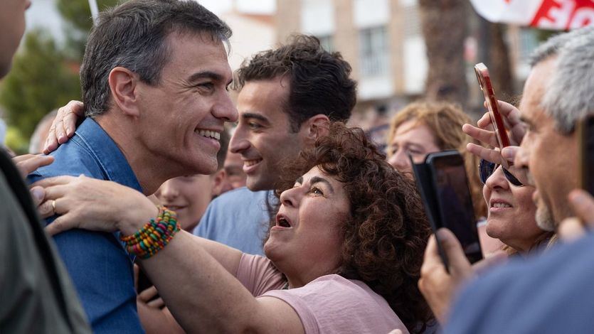 Sánchez, en un acto del PSOE