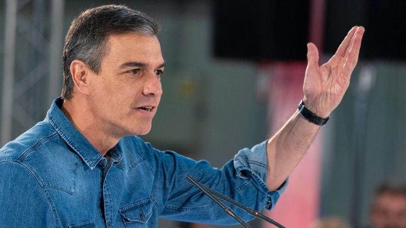 Pedro Sánchez, en un mitin