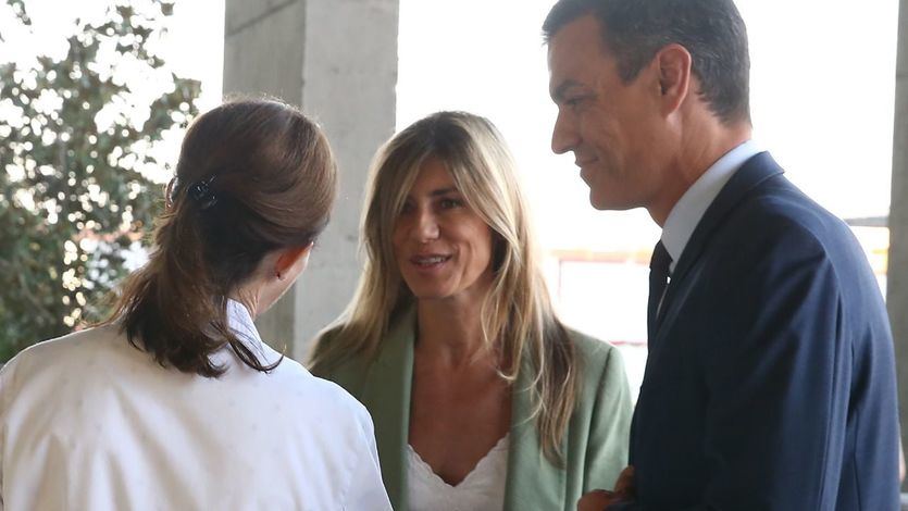 Pedro Sánchez, y su mujer, Begoña Gómez