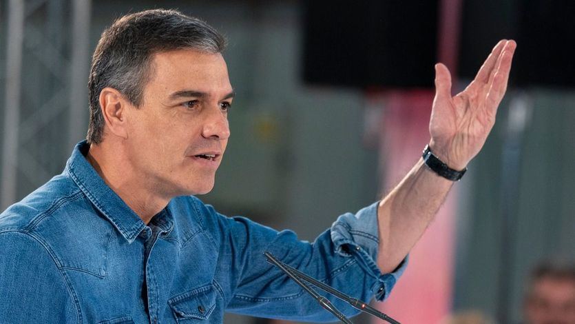 Pedro Sánchez, en un mitin
