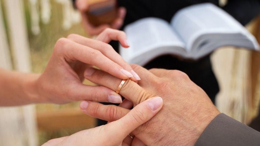 Celebración de una boda civil