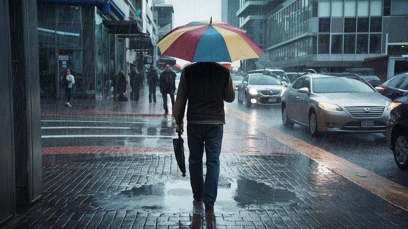 Lluvia en la ciudad