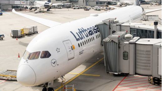 Avión de Lufthansa