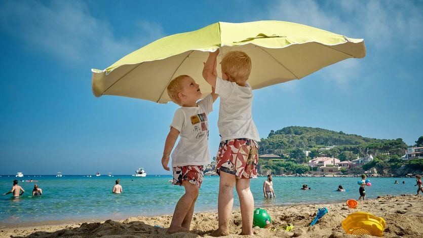 Niños en la playa