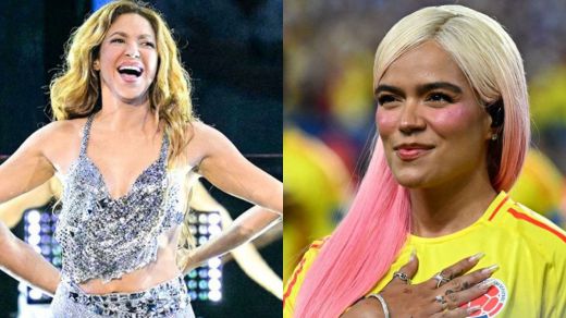 Shakira y Karol G en la Copa América
