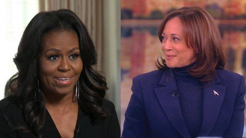 Michelle Obama y Kamala Harris