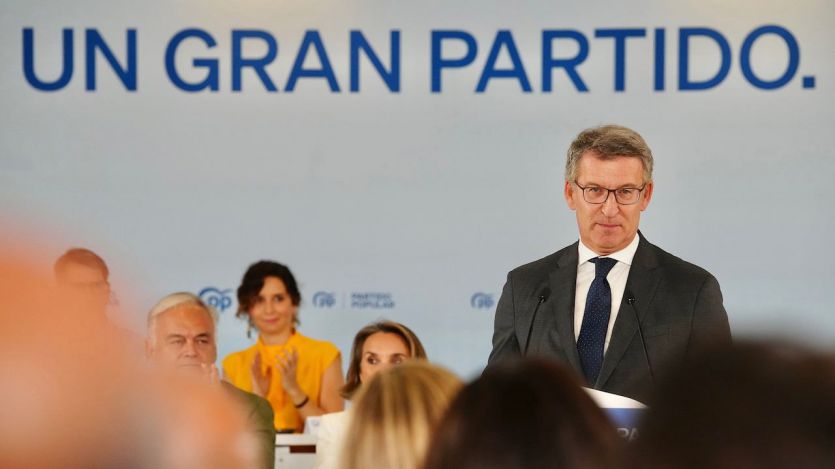 Pons, Ayuso, Gamarra y Feijóo