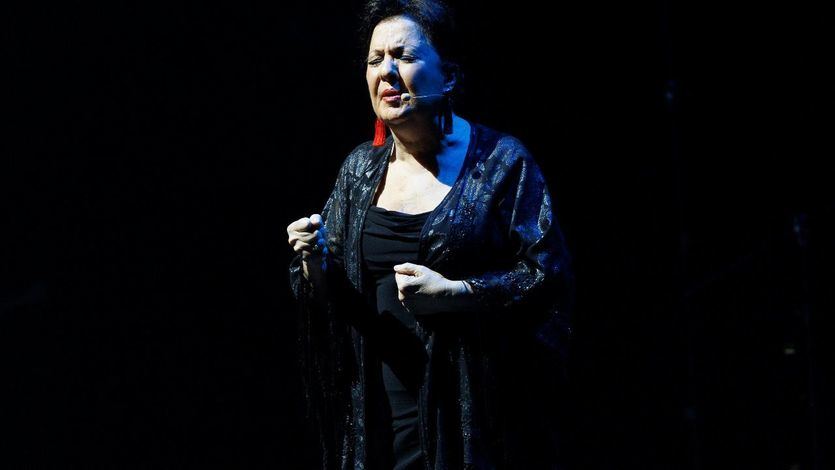 Carmen Linares en un momento del espectáculo.