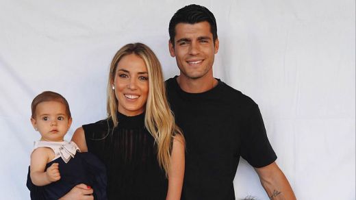 Álvaro Morata y Alice Campello