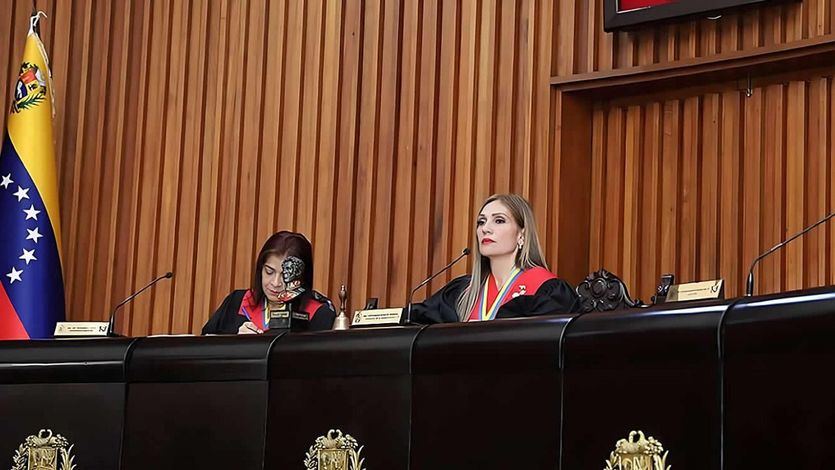 Una sesión del Tribunal Supremo de Venezuela
