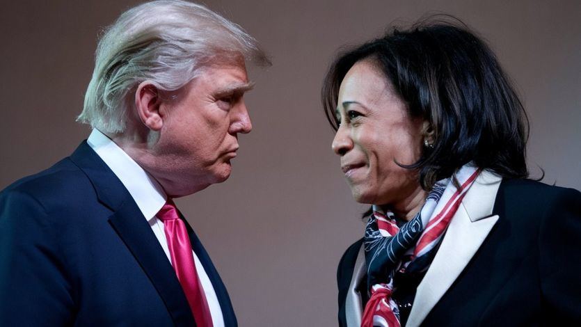 Donald Trump y Kamala Harris