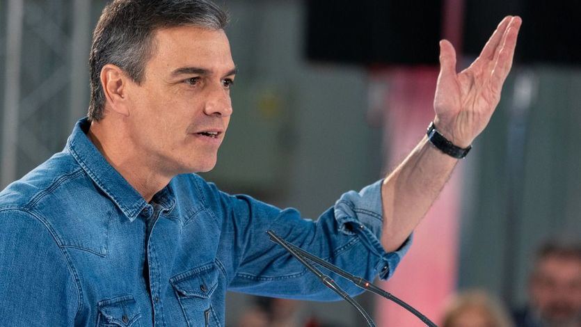 Pedro Sánchez, en un mitin