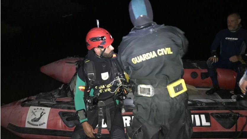 Guardia Civil en un operativo de rescate, foto de archivo