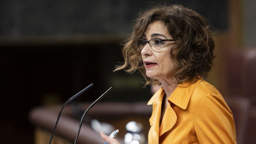 María Jesús Montero, en el Congreso