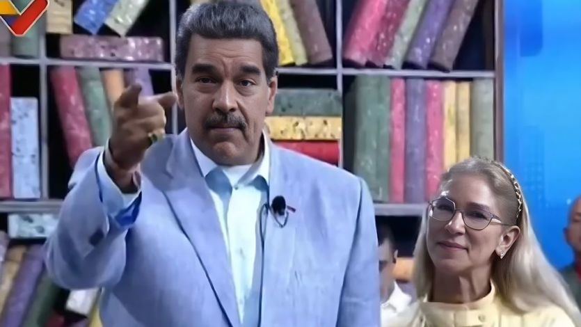 Nicolás Maduro y su mujer, Cilia Flores