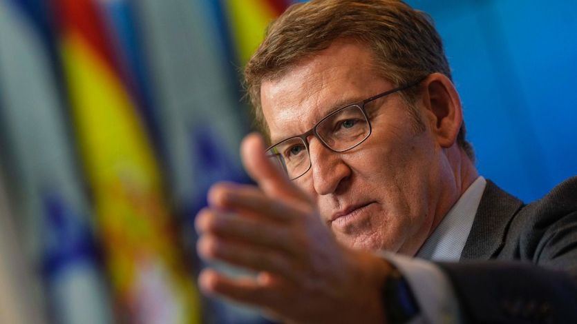 El presidente del PP, Alberto Núñez Feijóo