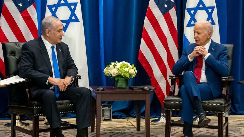 Joe Biden y Benjamin Netanyahu