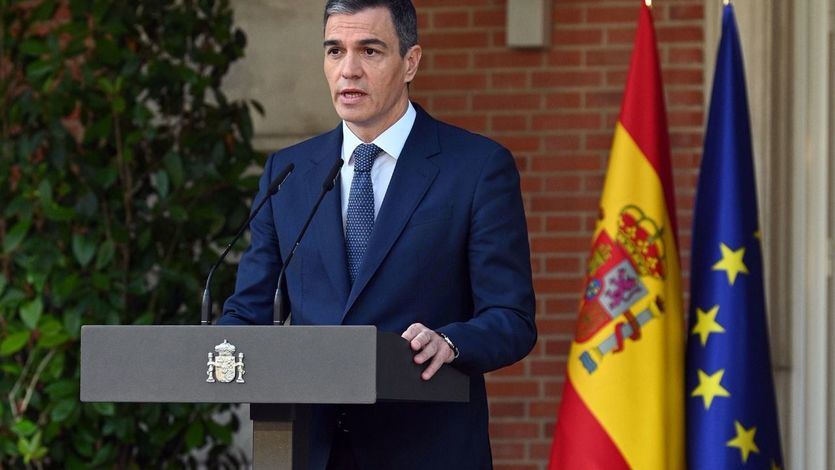 Pedro Sánchez realiza una declaración institucional en Moncloa