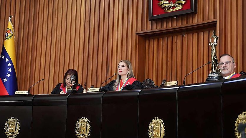 Una sesión del Tribunal Supremo de Venezuela